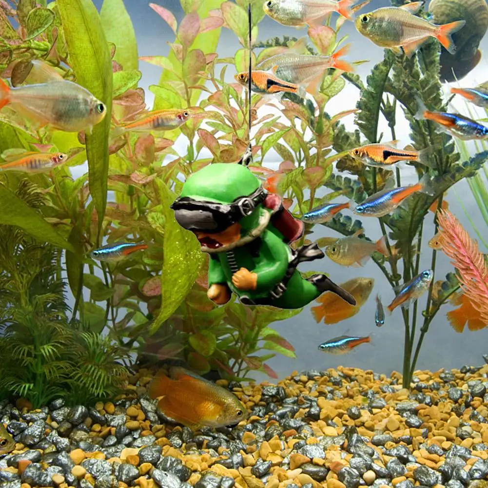 Resin Decorative Ornament Cute Floating Diver Aquarium Fish Tank Landscaping Simulated Underwater World
Resin Decorative Ornament Cute Floating Diver Aquarium Fish Tank Landscaping Simulated Underwater World