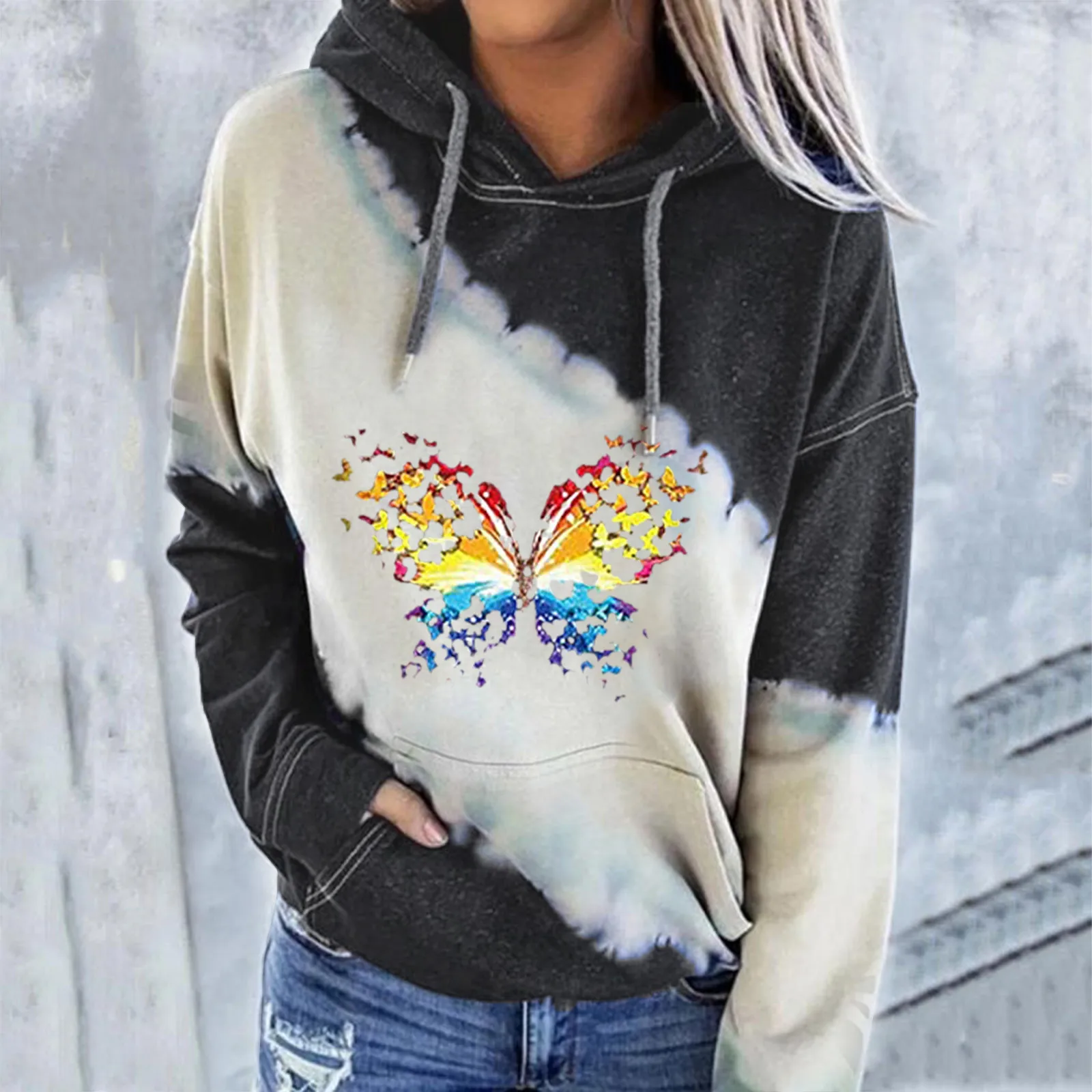 Patchwork Casual Drawstring Printing Women Blouse Pullover Tops Long Sleeved Striped Shirt Lightweight Base Layer Women Top
Patchwork Casual Drawstring Printing Women Blouse Pullover Tops Long Sleeved Striped Shirt Lightweight Base Layer Women Top