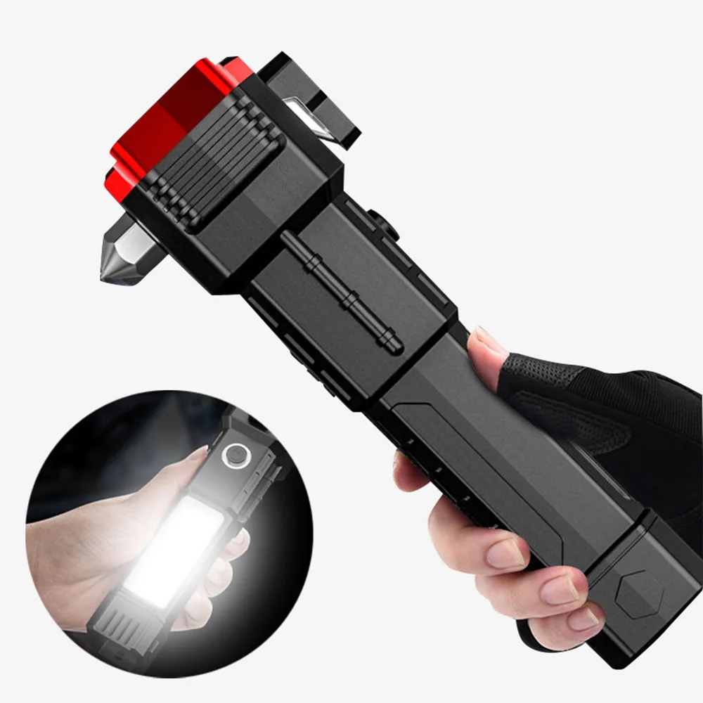 Car Safety Hammer Multifunctional Charging Power Work Light Emergency Fire Self-rescue Breaking Window Self-defense flashlight 
Car Safety Hammer Multifunctional Charging Power Work Light Emergency Fire Self-rescue Breaking Window Self-defense flashlight