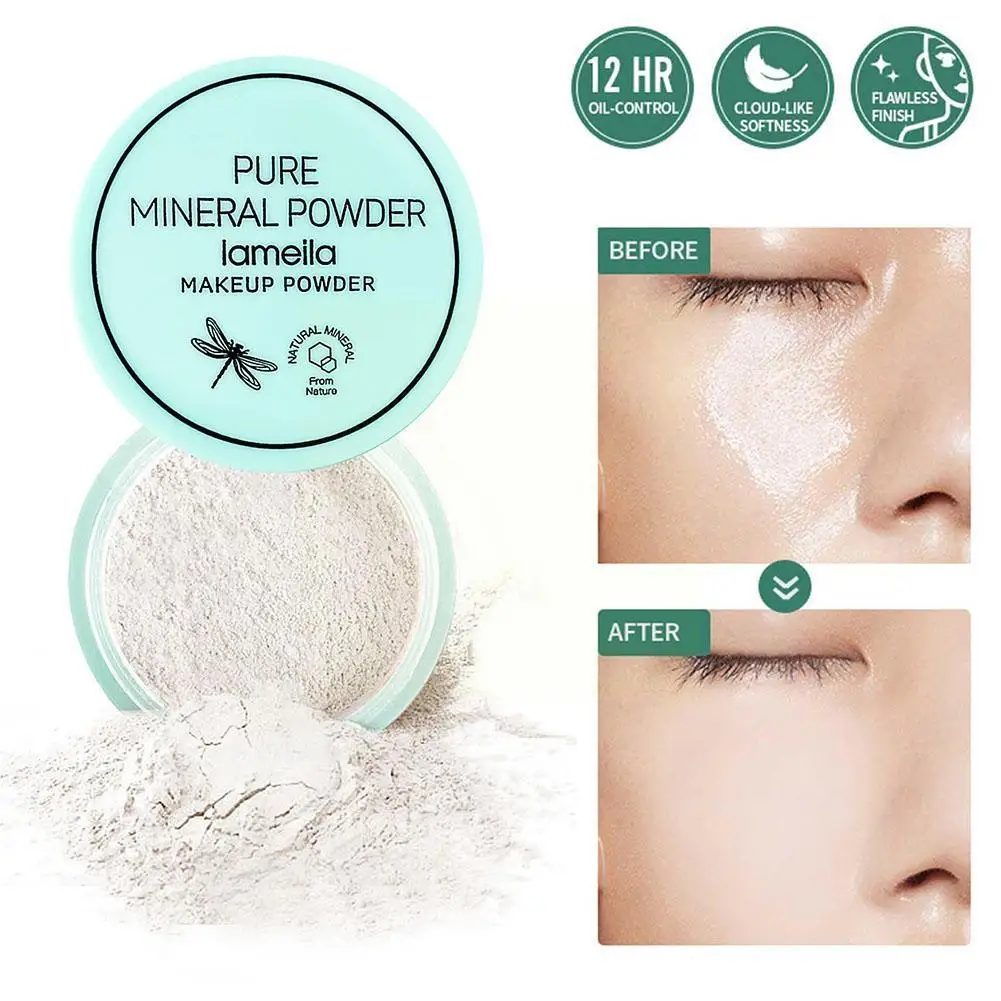 Brighten Skin Mint Mineral Powder Matte Soft Oil Control Finish Loose Makeup PURE Face Waterproof Powder Setting Makeup Pow Q5T2
Brighten Skin Mint Mineral Powder Matte Soft Oil Control Finish Loose Makeup PURE Face Waterproof Powder Setting Makeup Pow Q5T2