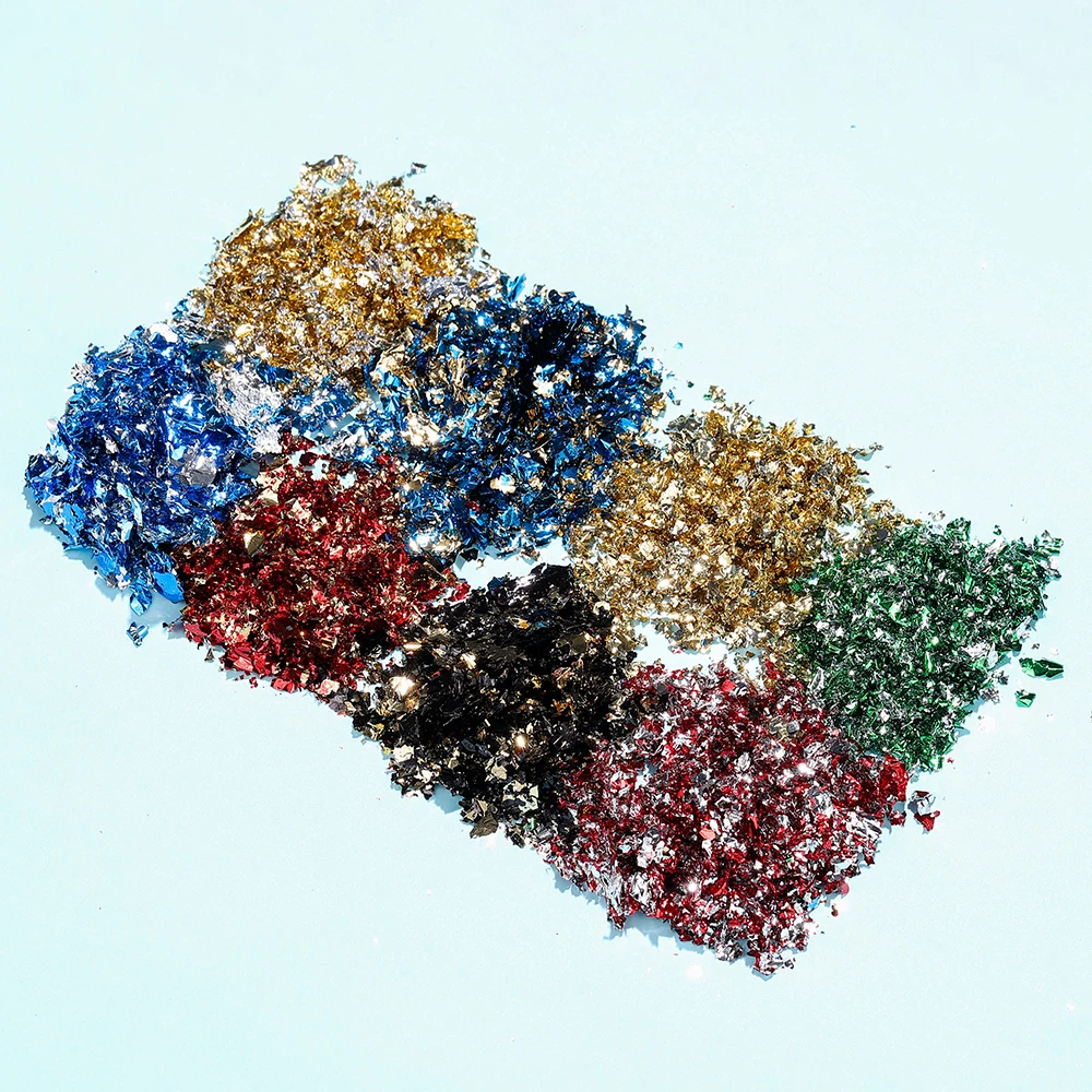 2-10g Colorful Imitation Gold Sliver Foil Sequins Glitters Craft Leaf Flake Sheet Bulk For Gilding DIY Nail Art Decor Foil Paper
2-10g Colorful Imitation Gold Sliver Foil Sequins Glitters Craft Leaf Flake Sheet Bulk For Gilding DIY Nail Art Decor Foil Paper