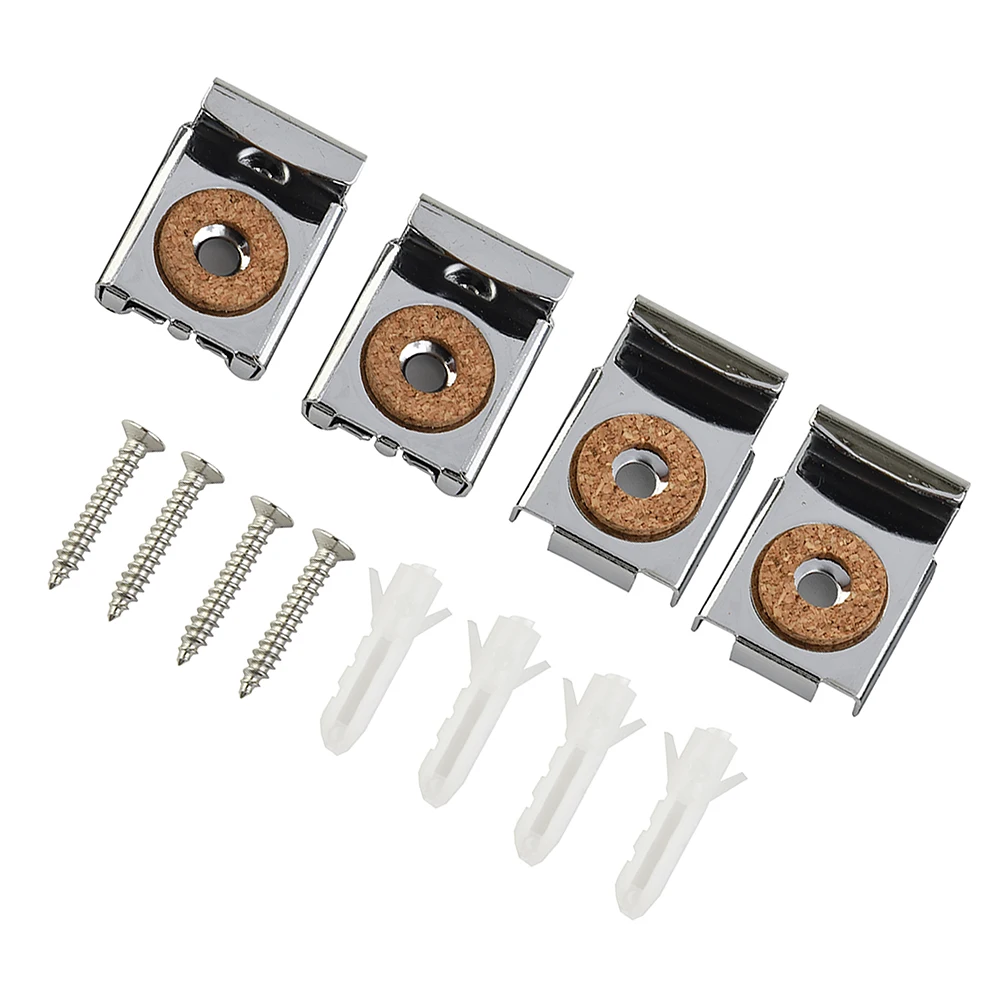 Chrome Glass Bracket Glass Bracket Chrome Metal Easy To Install Mirror Mounting Hanger Clamp Screws Silver Wall Hanging 4pcs
Chrome Glass Bracket Glass Bracket Chrome Metal Easy To Install Mirror Mounting Hanger Clamp Screws Silver Wall Hanging 4pcs