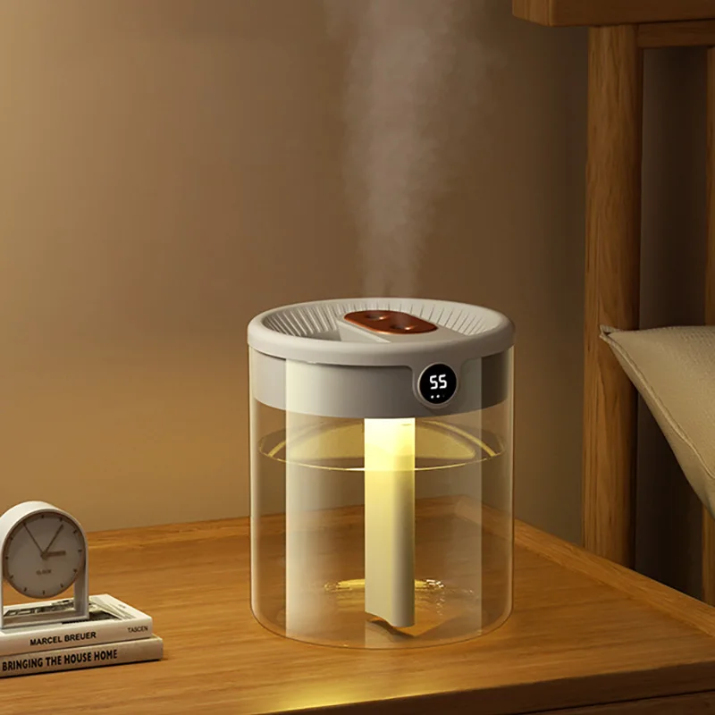 New 2L Double Nozzle Air Humidifier With LCD Humidity Display Large Capacity Mute Aroma Essential Oil Diffuser For Home
New 2L Double Nozzle Air Humidifier With LCD Humidity Display Large Capacity Mute Aroma Essential Oil Diffuser For Home