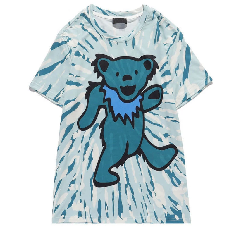 Blue Bear Print Men Letter Sweatshirt Loose Short Sleeve O-neck Tee Shirt Social Breathable Pullover T-shirt Camisetas Hombre
Blue Bear Print Men Letter Sweatshirt Loose Short Sleeve O-neck Tee Shirt Social Breathable Pullover T-shirt Camisetas Hombre