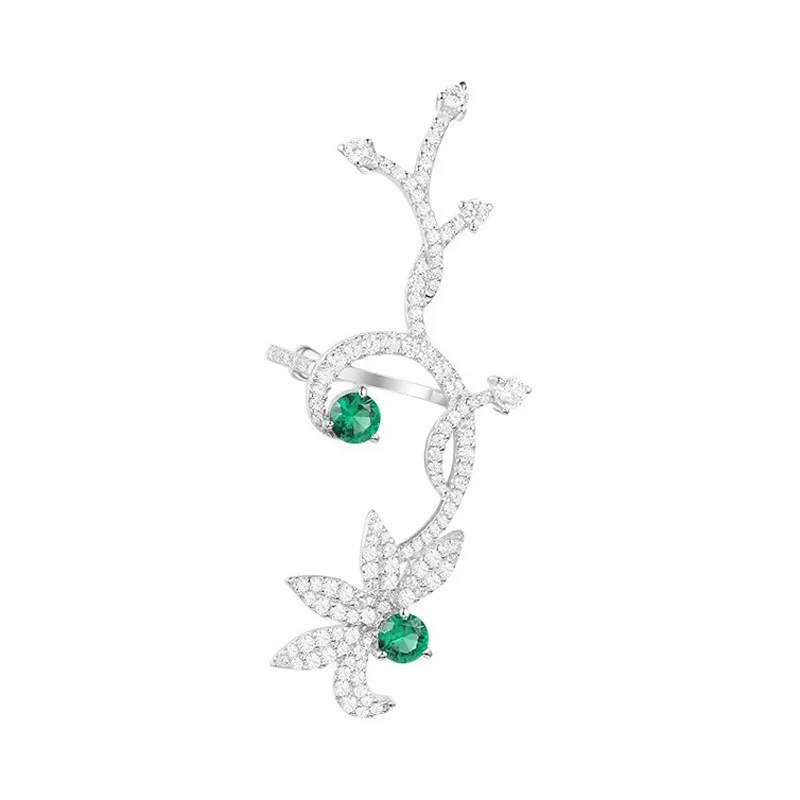 Brand 1:1 925 sterling silver butterfly flower earrings ladies cubic zirconia single cuffs ladies design party accessories
Brand 1:1 925 sterling silver butterfly flower earrings ladies cubic zirconia single cuffs ladies design party accessories