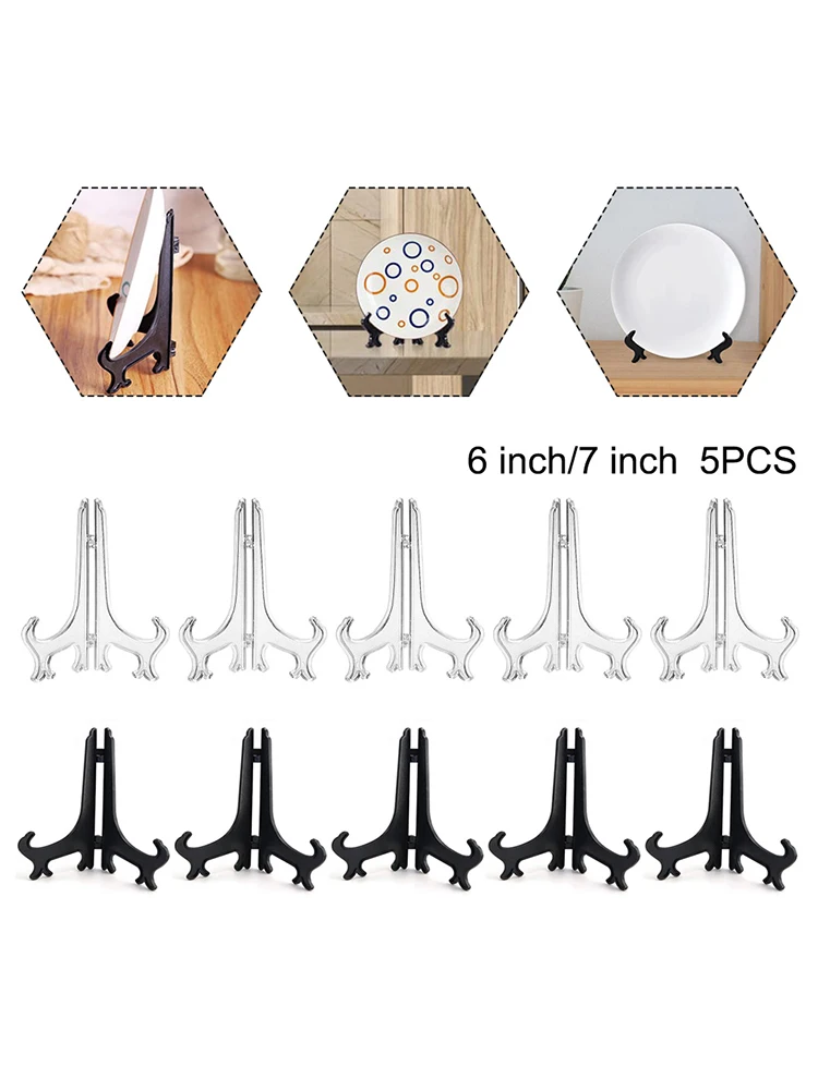 5X Plastic Display Plate Stand Easel Photo Picture Bowl Holder Suitable For Displaying Your Plate Tableware Porcelain Vitrolite
5X Plastic Display Plate Stand Easel Photo Picture Bowl Holder Suitable For Displaying Your Plate Tableware Porcelain Vitrolite