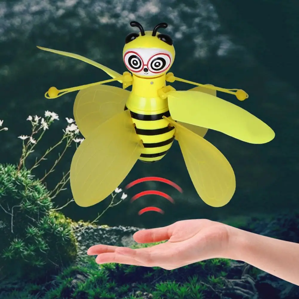 Gesture Induction Bee Flying Machine Mini Helicopter Children Girls And Boys Funny Toy Gift Luminous Flight Balls Bee Fly Ball
Gesture Induction Bee Flying Machine Mini Helicopter Children Girls And Boys Funny Toy Gift Luminous Flight Balls Bee Fly Ball