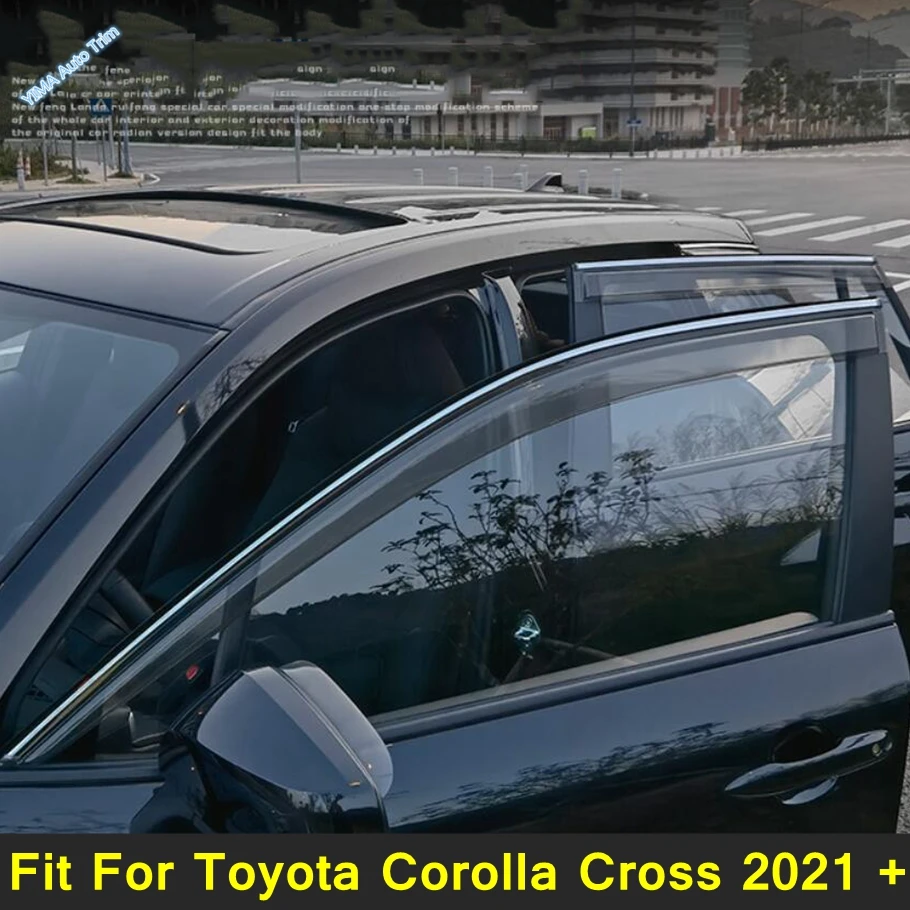 Car Rain Shield Deflectors Awning Trim Window Visor Cover 4PCS Exterior Accessories Fit For Toyota Corolla Cross 2021 2022
Car Rain Shield Deflectors Awning Trim Window Visor Cover 4PCS Exterior Accessories Fit For Toyota Corolla Cross 2021 2022