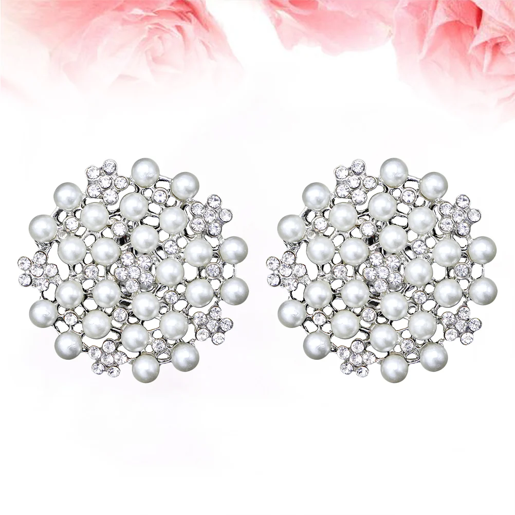 2 PCS Wedding Buckles Bride Accessories Bridal Shoe Buckles Women's Accessories Round Shoe Buckle Clips
2 PCS Wedding Buckles Bride Accessories Bridal Shoe Buckles Women's Accessories Round Shoe Buckle Clips