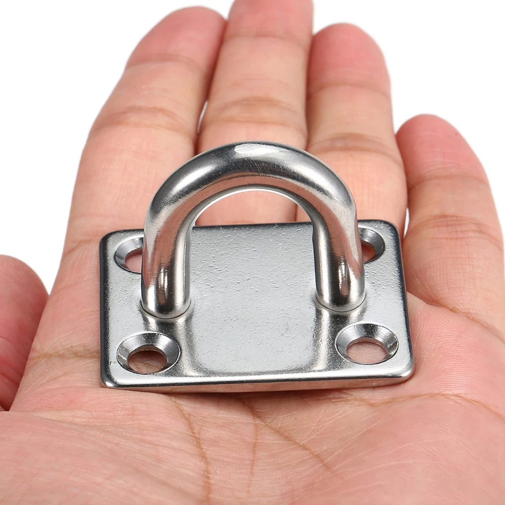 New 4PCS Mount Hook Pad Eye Plates Marine Hardware Multifunctional Wall Mount Hook Loops for Exercise Resistance Bands Swinging
New 4PCS Mount Hook Pad Eye Plates Marine Hardware Multifunctional Wall Mount Hook Loops for Exercise Resistance Bands Swinging