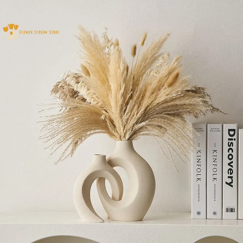 Natural Dried Pampas Grass Bouquet Dry Flower Boho Autumn Wedding Decoration Reed Rabbit Bunny Tail Modern Home Garden Decor 
Natural Dried Pampas Grass Bouquet Dry Flower Boho Autumn Wedding Decoration Reed Rabbit Bunny Tail Modern Home Garden Decor