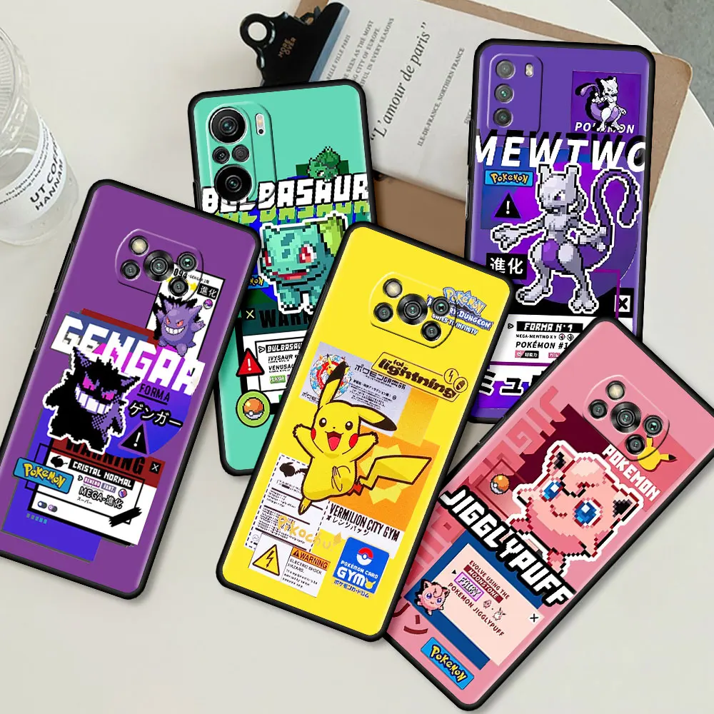 Pokemon Pikachu Case For Xiaomi Mi Poco X3 X4 NFC M3 Mi 11 11T 10 T 9T 12 9 10T Lite Silicone Back Phone Cover
Pokemon Pikachu Case For Xiaomi Mi Poco X3 X4 NFC M3 Mi 11 11T 10 T 9T 12 9 10T Lite Silicone Back Phone Cover