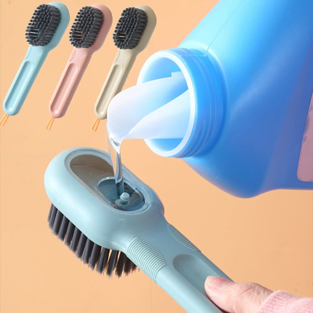 Multi-purpose Cleaning Brush Soft Bristled Liquid Shoes Brush Long Handle Clothes Shoe Brush Home Cleaning Tools Board Brushes
Multi-purpose Cleaning Brush Soft Bristled Liquid Shoes Brush Long Handle Clothes Shoe Brush Home Cleaning Tools Board Brushes