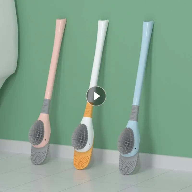 Creative Ducks Toilet Brush Holder Wall-mounted Cleaning Tools Wc Gap Cleaner Soft Silicone Bristles Brush Bathroom Accessories
Creative Ducks Toilet Brush Holder Wall-mounted Cleaning Tools Wc Gap Cleaner Soft Silicone Bristles Brush Bathroom Accessories