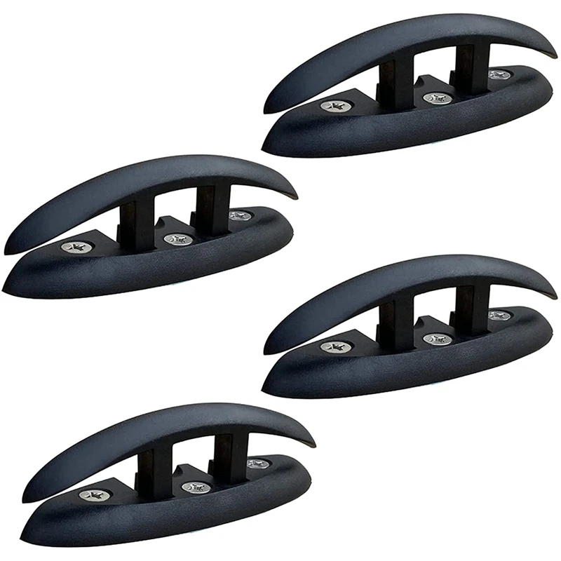Folding Cleat,4 Pcs 5Inch Flip-Up Dock Cleat Marine Grade Nylon (Black) With W'long Screws And Short Screws (M6)
Folding Cleat,4 Pcs 5Inch Flip-Up Dock Cleat Marine Grade Nylon (Black) With W'long Screws And Short Screws (M6)