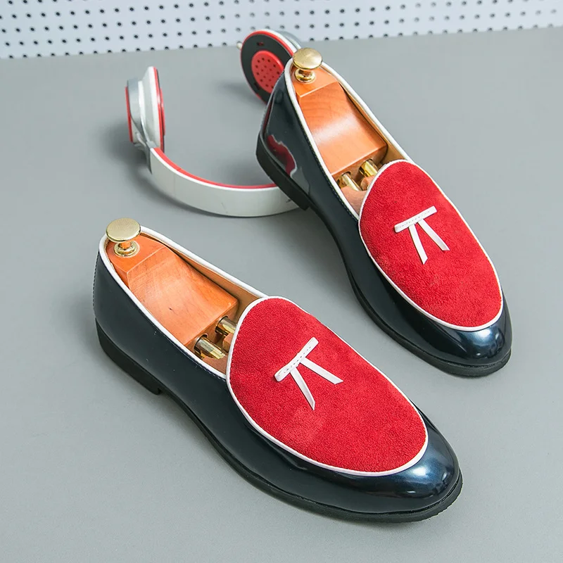 Big Size 38-48 New Patent Leather Red Men Loafers Fashion Comfortable Men's Moccasins Daily Casual Slip-on Social Shoes For Man
Big Size 38-48 New Patent Leather Red Men Loafers Fashion Comfortable Men's Moccasins Daily Casual Slip-on Social Shoes For Man