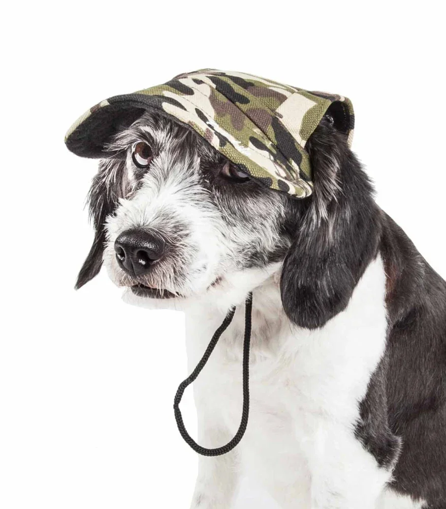 Camouflage Uv Protectant Adjustable Fashion Dog Hat Cap 
Camouflage Uv Protectant Adjustable Fashion Dog Hat Cap