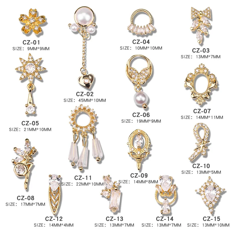 Little Fairy Manicure Jewelry Real Gold Plating Petals Magic Mirror Zircon Nails
Little Fairy Manicure Jewelry Real Gold Plating Petals Magic Mirror Zircon Nails