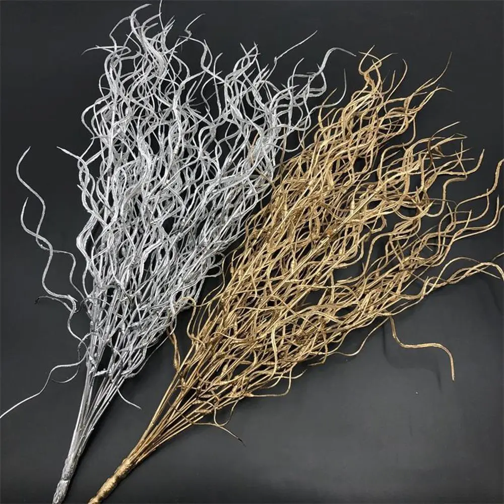 Artificial Plastic Branch Fake Foliage Plant Tree Branch Wedding Party Home Decor Coral Flower Branches Bouquet Gold And Silver
Artificial Plastic Branch Fake Foliage Plant Tree Branch Wedding Party Home Decor Coral Flower Branches Bouquet Gold And Silver