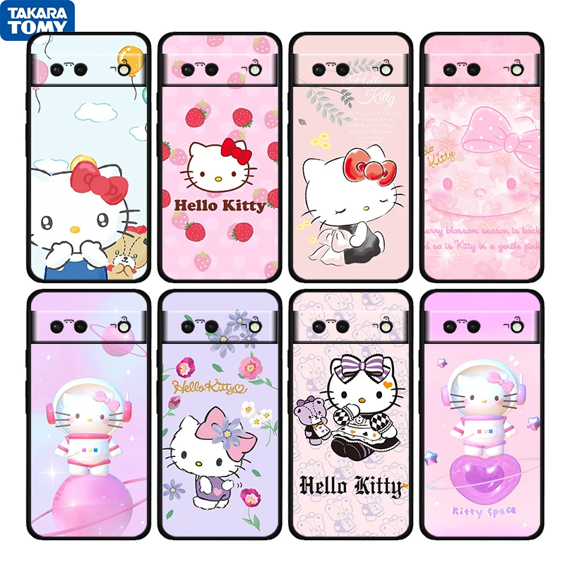 Ударопрочный чехол с рисунком аниме кошки Hello Kitty для Google Pixel 6 6a 6Pro 5 5a 4 4a XL
Ударопрочный чехол с рисунком аниме кошки Hello Kitty для Google Pixel 6 6a 6Pro 5 5a 4 4a XL