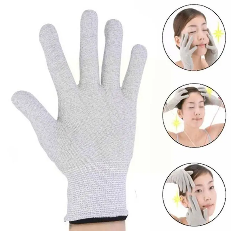 1 Pair Electrode Massage Gloves Conductive Fiber Tens Therapy Pain Hand Relief For Pulse Acupuncture Body Massager S8L5
1 Pair Electrode Massage Gloves Conductive Fiber Tens Therapy Pain Hand Relief For Pulse Acupuncture Body Massager S8L5