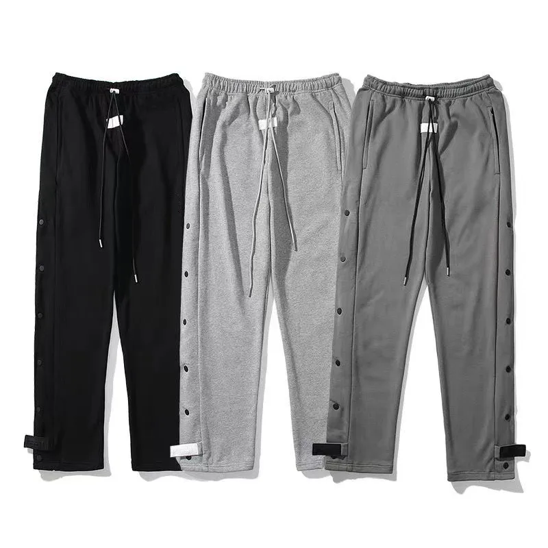 Men Long Pant Sports Trouser Basketball Forked Training Buttons Velcro Drawstring Streetwear Loose Fit Designer Vasity Wear 
Men Long Pant Sports Trouser Basketball Forked Training Buttons Velcro Drawstring Streetwear Loose Fit Designer Vasity Wear