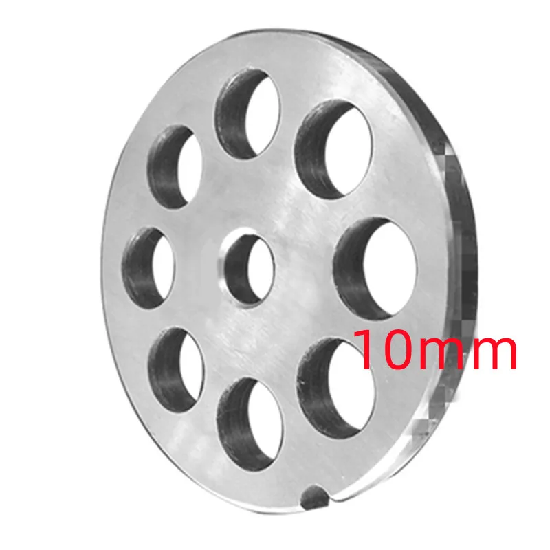 10mm aperture 3CR13 Stainless Steel Meat Grinder Orifice Plate for Kenwood 1600w pro meat grinder replacement knife
10mm aperture 3CR13 Stainless Steel Meat Grinder Orifice Plate for Kenwood 1600w pro meat grinder replacement knife