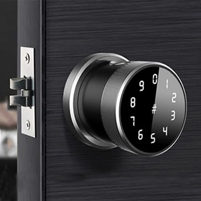 Aluminum alloy Round ball lock Bt TTLOCK APP WIFI Digital electronic fingerprint security smart lock for home door
Aluminum alloy Round ball lock Bt TTLOCK APP WIFI Digital electronic fingerprint security smart lock for home door