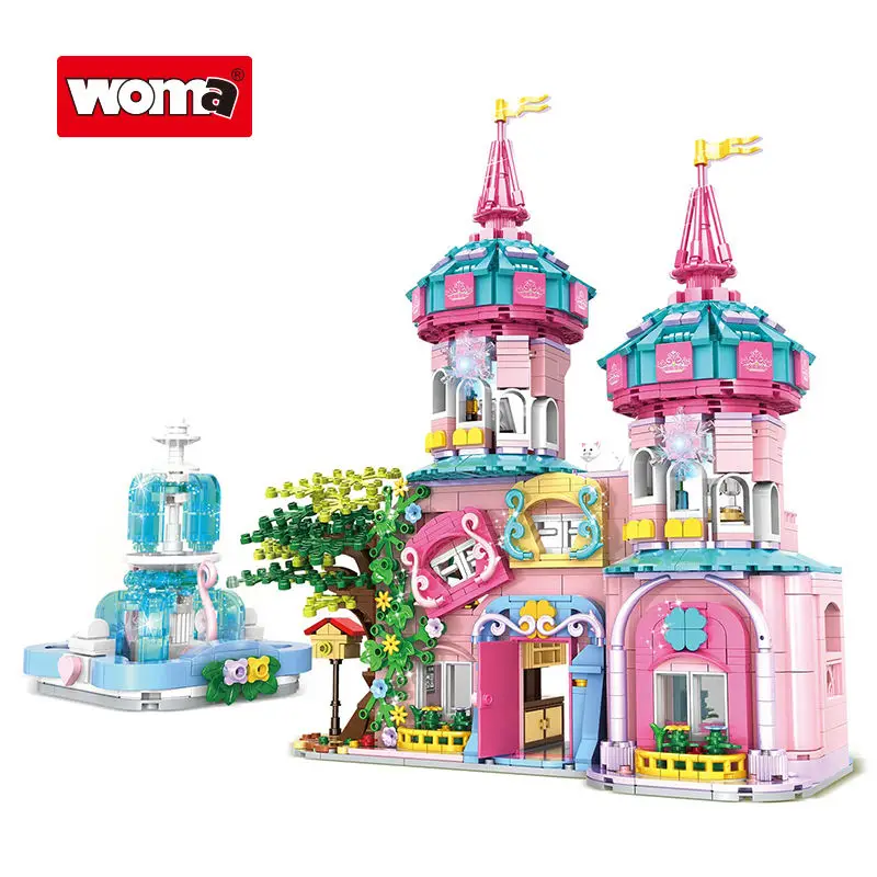 WOMA X'MAS Dream City Christmas House Building Blocks Friends Holiday Villla Fairy Castle Toys For Kids Girls Gifts
WOMA X'MAS Dream City Christmas House Building Blocks Friends Holiday Villla Fairy Castle Toys For Kids Girls Gifts