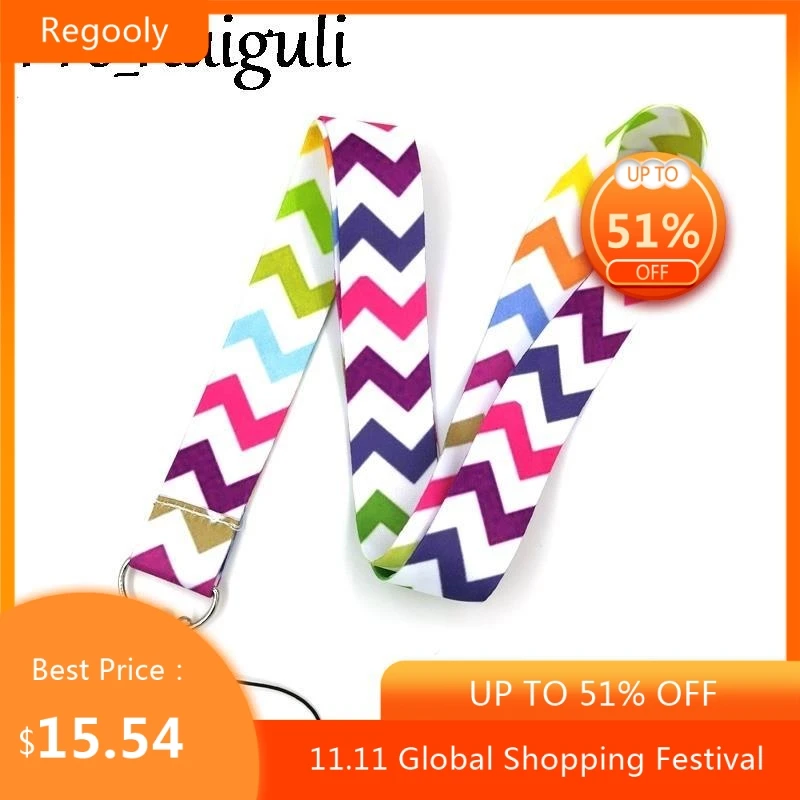 30pcs Wavy Texture Lines Lanyard Keys Phone Holder Funny Neck Strap With Keyring ID Card DIY Animal webbings ribbons Hang Rope
30pcs Wavy Texture Lines Lanyard Keys Phone Holder Funny Neck Strap With Keyring ID Card DIY Animal webbings ribbons Hang Rope