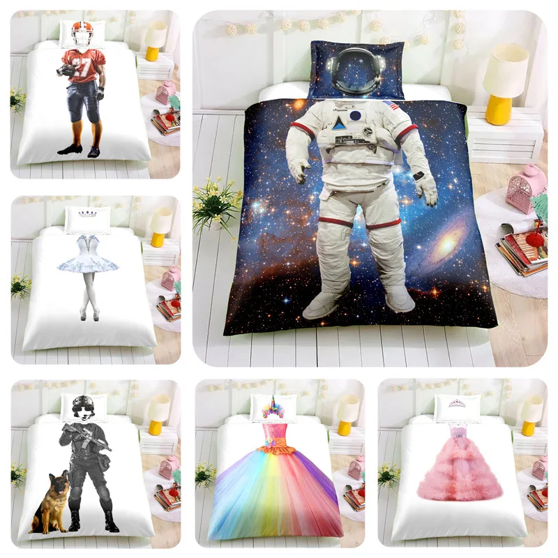 3D Print Astronaut Duvet Cover For Boys Princess Dress Comforter Bedding Sets King Pink Girls Bedding Set
3D Print Astronaut Duvet Cover For Boys Princess Dress Comforter Bedding Sets King Pink Girls Bedding Set