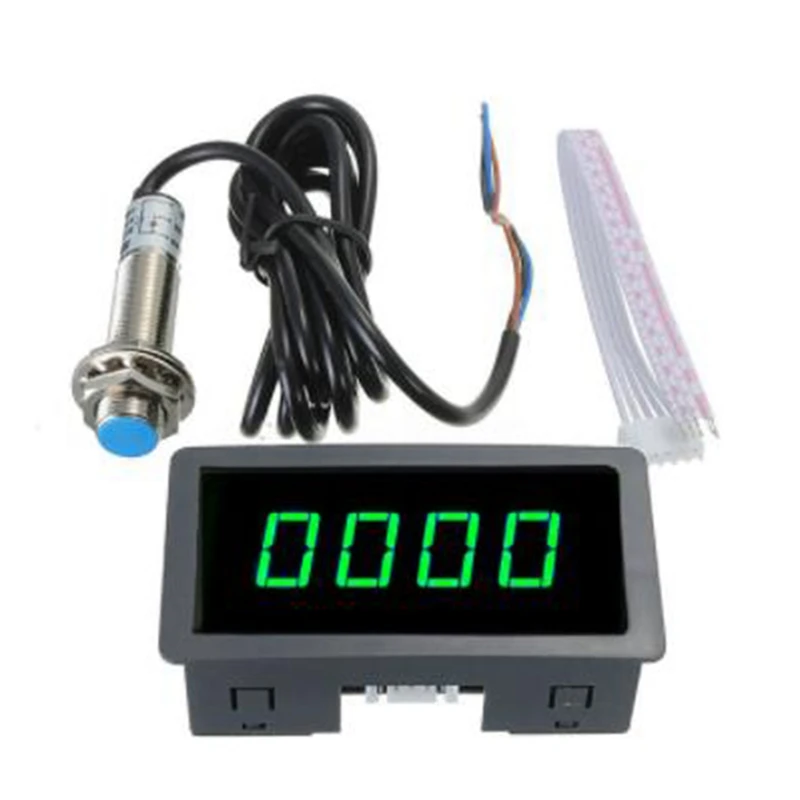 4 Digital LED Display Tachometer RPM Speed Meter High Precision Tachometer With Hall Proximity Switch Sensor NPN
4 Digital LED Display Tachometer RPM Speed Meter High Precision Tachometer With Hall Proximity Switch Sensor NPN