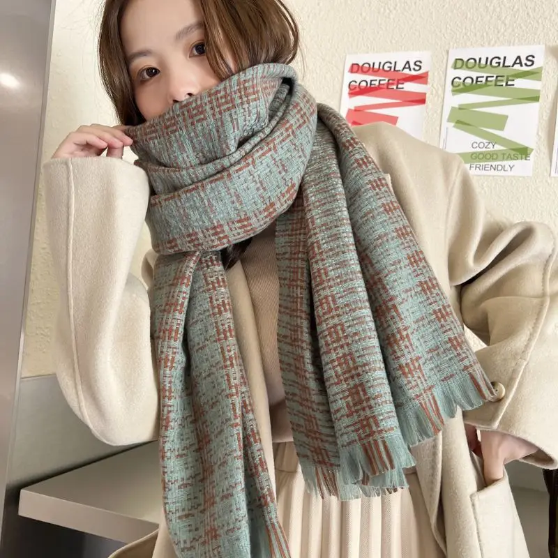 Hot Sale Cashmere Scarf For Women Men Fall Winter Thick Pashmina Scarves For Ladies Shawl Wraps 6 Colors Unisex foulard hiver
Hot Sale Cashmere Scarf For Women Men Fall Winter Thick Pashmina Scarves For Ladies Shawl Wraps 6 Colors Unisex foulard hiver