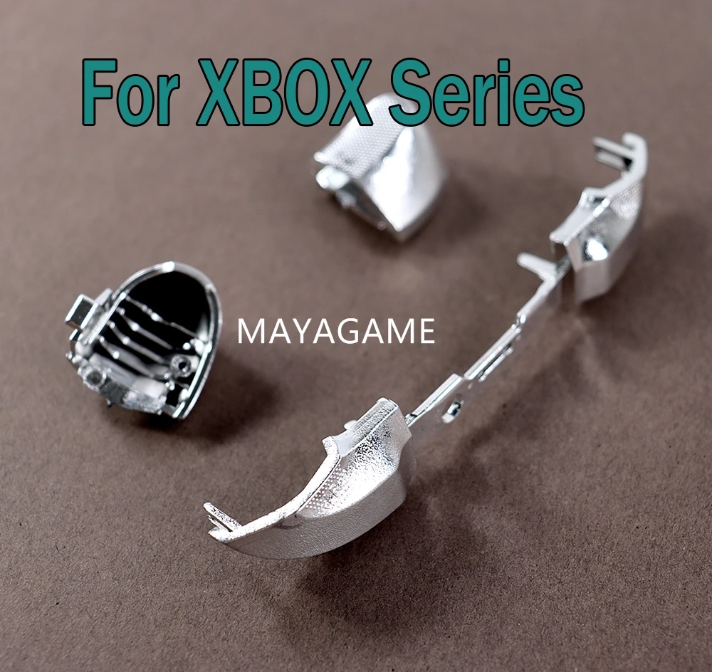 Для геймпада Xbox Series X LT RT кнопки LB RB бампер для xbox s x Chrome silver пусковые