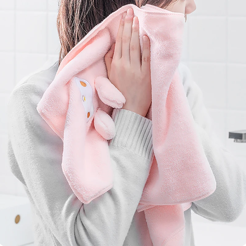 

MINISO Sanrio Cute Bath Towel Cinnamoroll Kuromi Melody Soft Skin Friendly Water Absorbent Strong Anime Cartoon Women Towel Gift