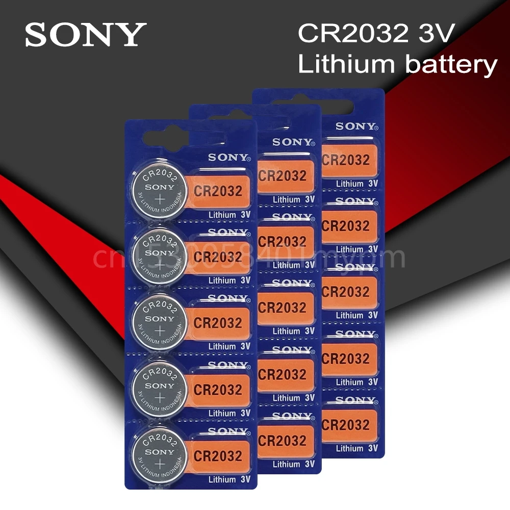 SONY Original Cr2032 Button Cell Batteries 3V Coin Lithium Battery for Watch Remote Control Calculator Cr2032
SONY Original Cr2032 Button Cell Batteries 3V Coin Lithium Battery for Watch Remote Control Calculator Cr2032
