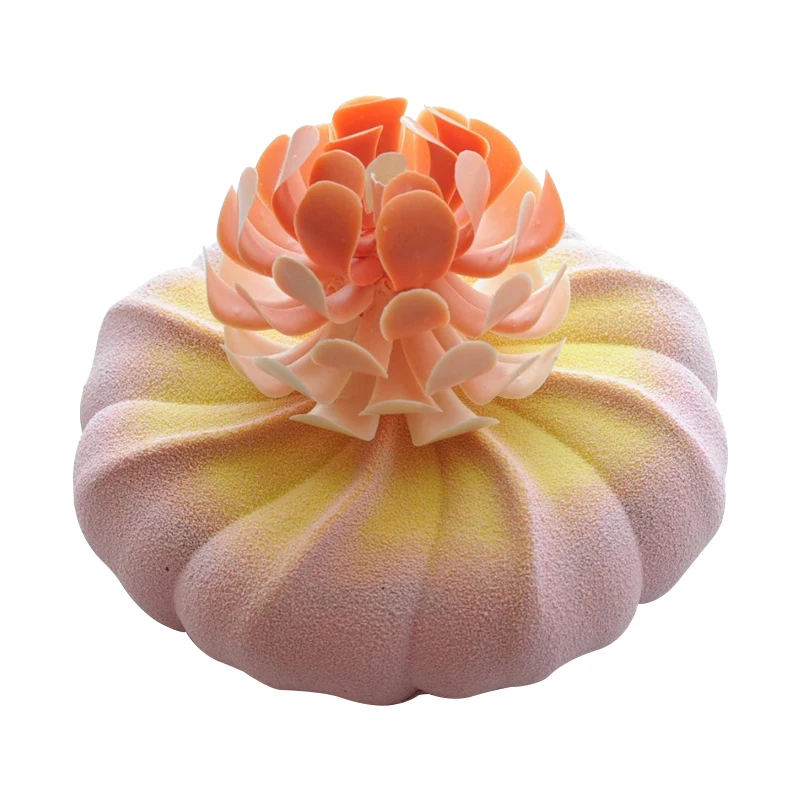 6 cells 3D Pumpkin Flower Bud Silicone Mousse Cake Mould DIY Baking Form Pudding Chocolate Cake Pan Kitchen Accessories Tools
6 cells 3D Pumpkin Flower Bud Silicone Mousse Cake Mould DIY Baking Form Pudding Chocolate Cake Pan Kitchen Accessories Tools