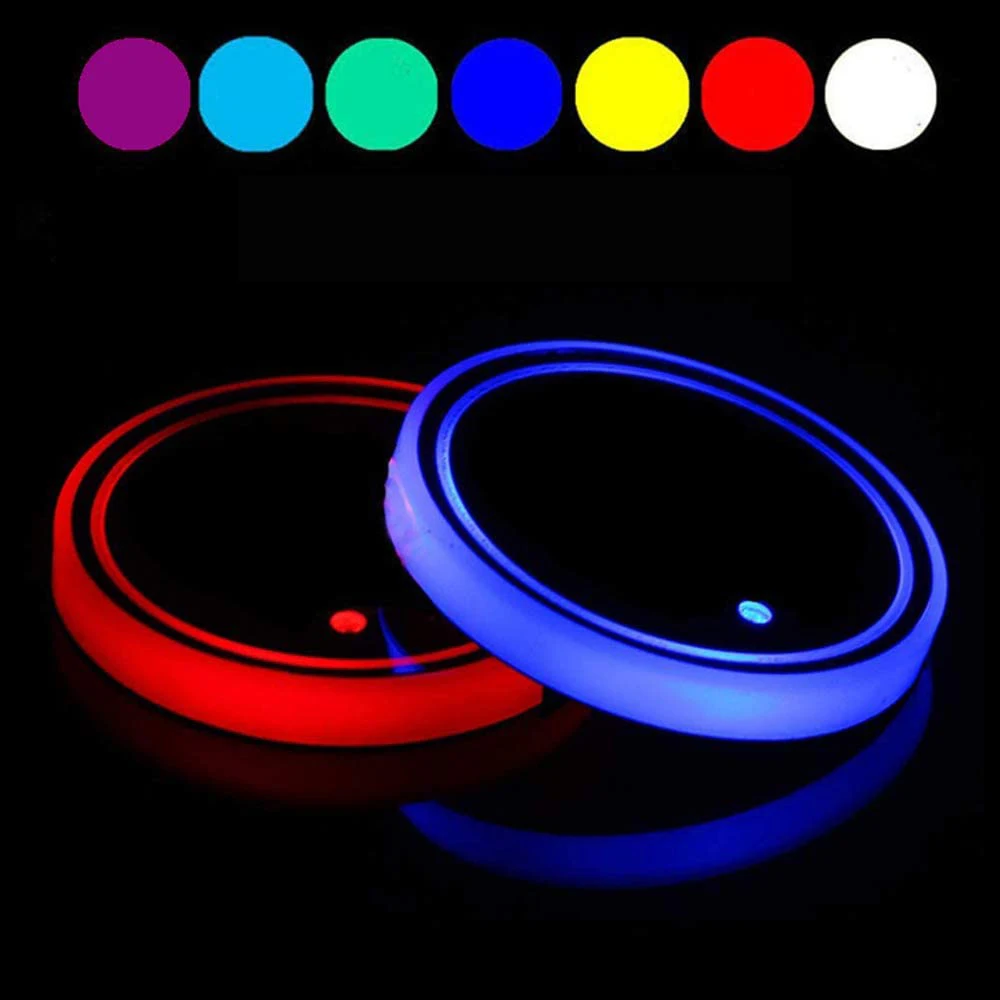 Universal LED Car Cup Holder Light Car Coasters Bottle Atmosphere Light Mats 7 Colors Cup Holder Pad Car Interior Accessories
Universal LED Car Cup Holder Light Car Coasters Bottle Atmosphere Light Mats 7 Colors Cup Holder Pad Car Interior Accessories