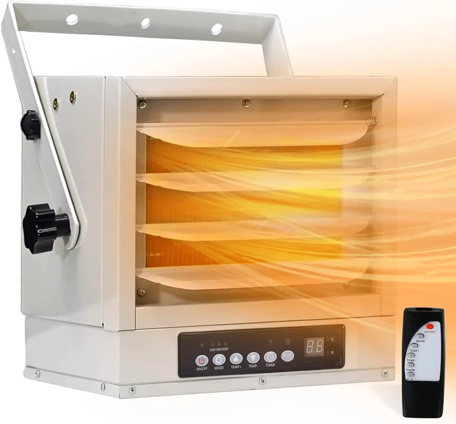 Heater with Remote - Digital Fan-forced Ceiling Mount Heater with electric Control, 12H Timer,240V, Thermostat, Workshop Heaters
Heater with Remote - Digital Fan-forced Ceiling Mount Heater with electric Control, 12H Timer,240V, Thermostat, Workshop Heaters