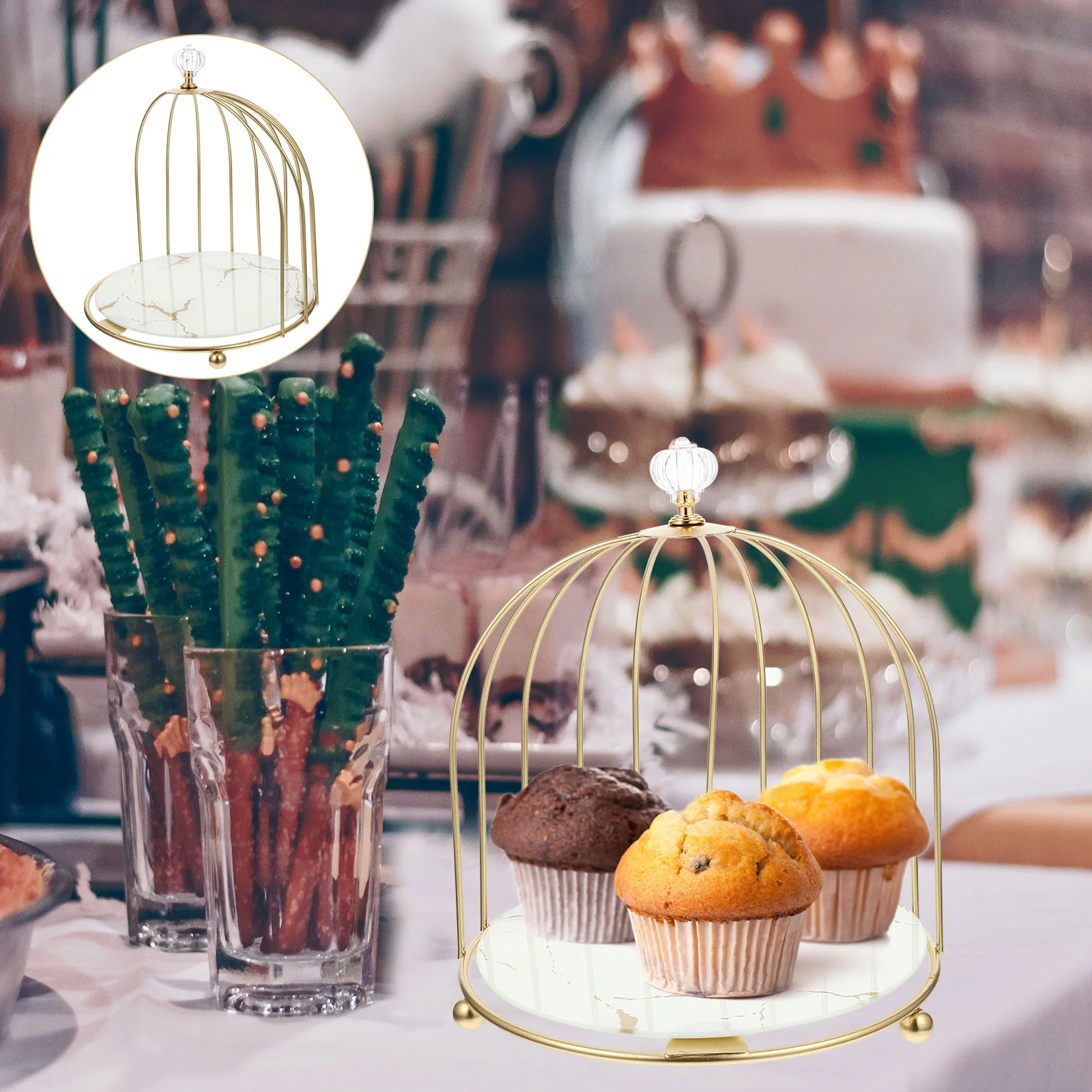 Stand Cake Cupcake Tray Display Dessert Wedding Gold Cage Bird Stands Serving Holder Organizer Storage Rack Table Birdcage Metal
Stand Cake Cupcake Tray Display Dessert Wedding Gold Cage Bird Stands Serving Holder Organizer Storage Rack Table Birdcage Metal