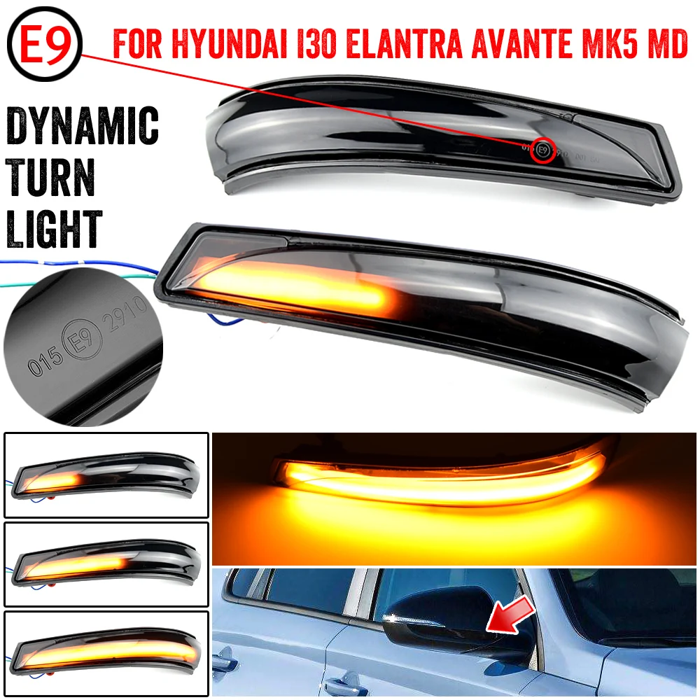 For Hyundai Elantra GT Avante MK5 MD UD 2011-2015 Veloster i30 GD LED Dynamic Side Mirror Indicator Blinker Sequential Light
For Hyundai Elantra GT Avante MK5 MD UD 2011-2015 Veloster i30 GD LED Dynamic Side Mirror Indicator Blinker Sequential Light