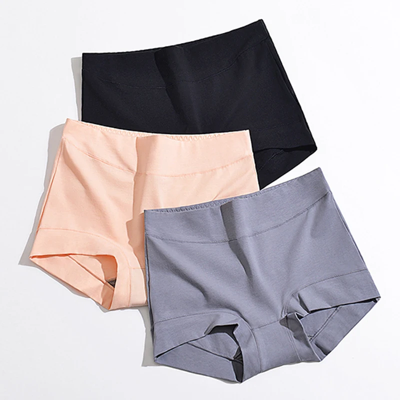 High waist women boxer pants cotton underwear belly graphene crotch large size autumn winter
High waist women boxer pants cotton underwear belly graphene crotch large size autumn winter