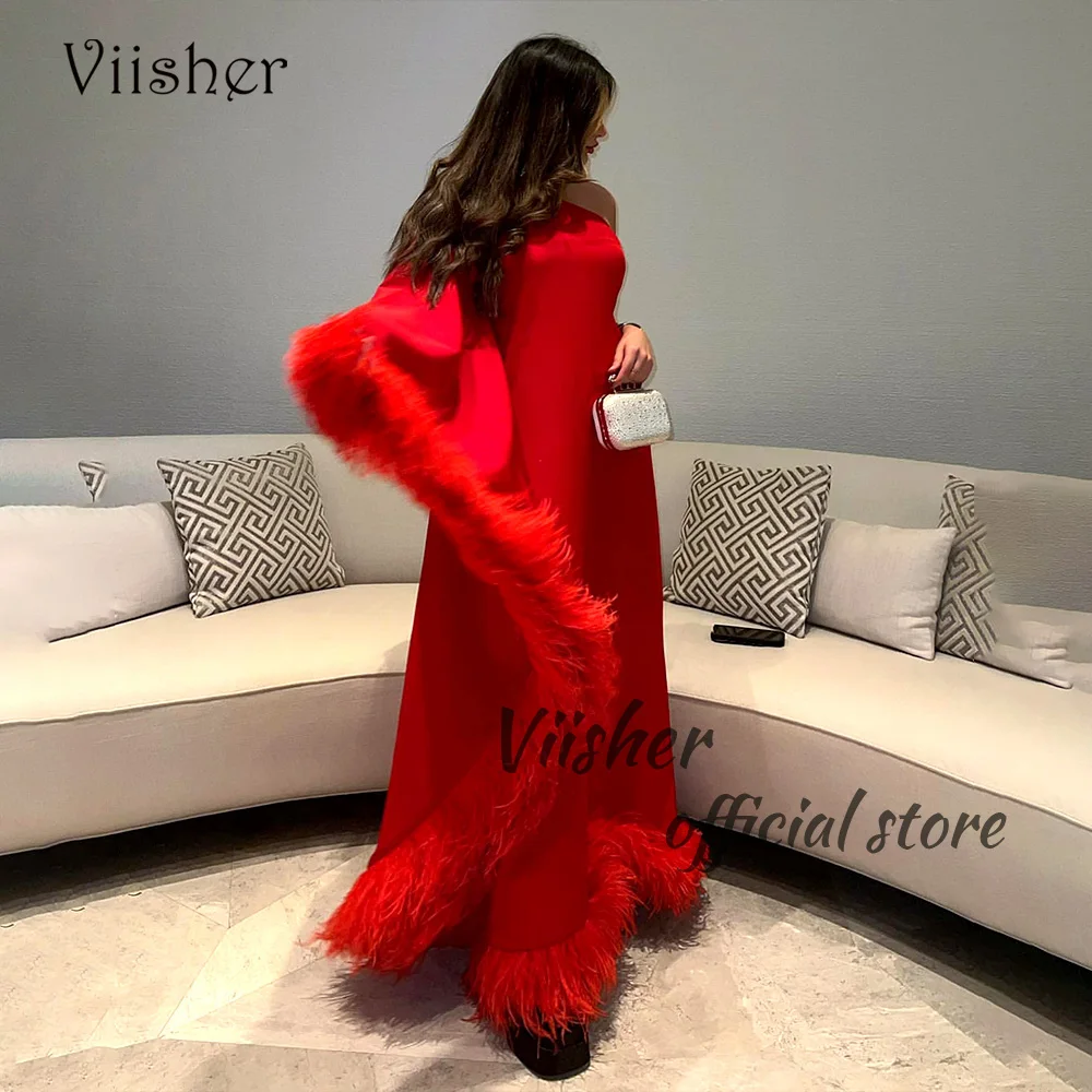 Viisher Red Feather Luxury Arabic Evening Dresses for Women One Shoulder Long Prom Party Dress Floor Length Dubai Gowns
Viisher Red Feather Luxury Arabic Evening Dresses for Women One Shoulder Long Prom Party Dress Floor Length Dubai Gowns