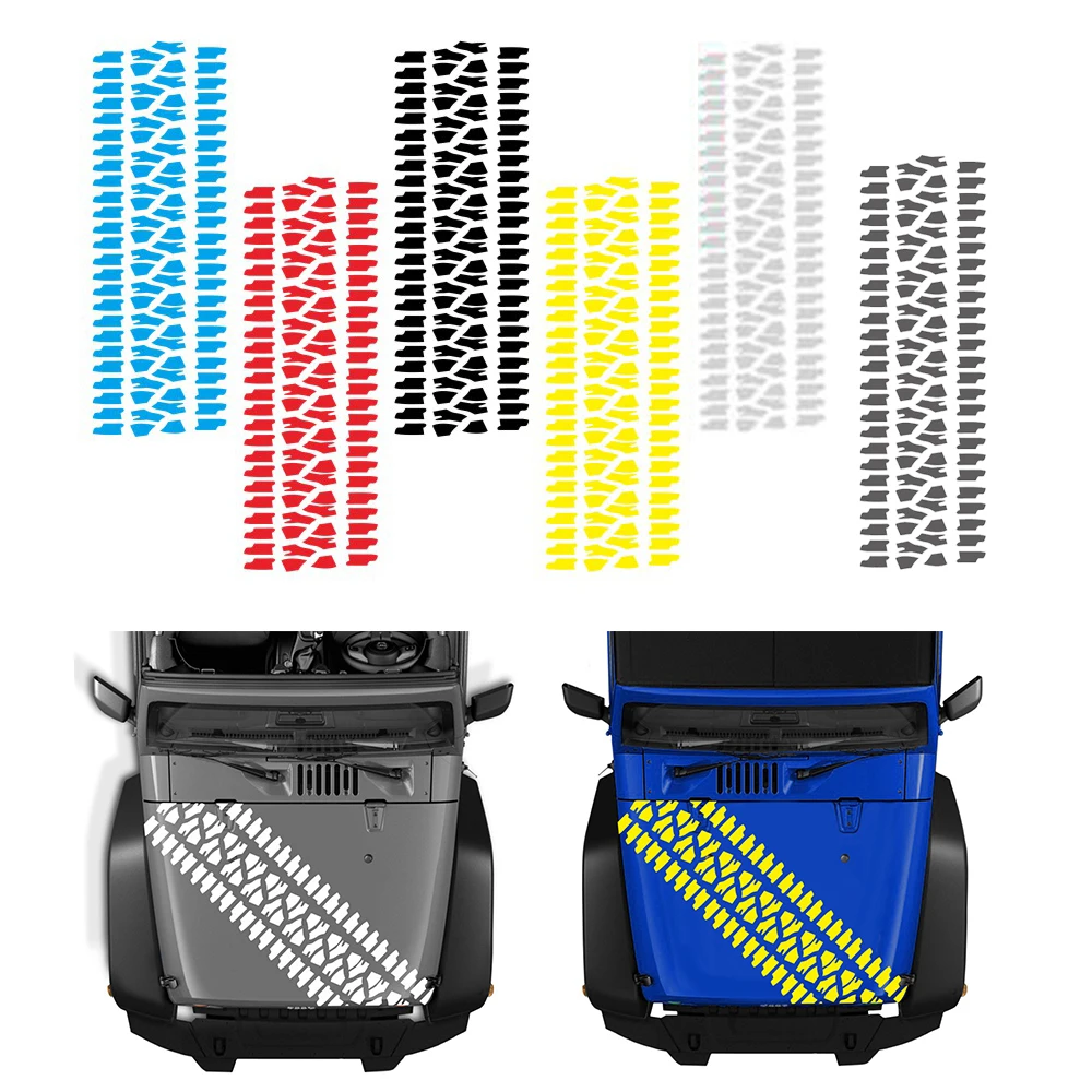1pcs 65*20CM Tire Tread Decals 4x4 Truck For Jeep Hood Body Vinyl Graphic Sticker 8"x 25.5" Universal
1pcs 65*20CM Tire Tread Decals 4x4 Truck For Jeep Hood Body Vinyl Graphic Sticker 8"x 25.5" Universal