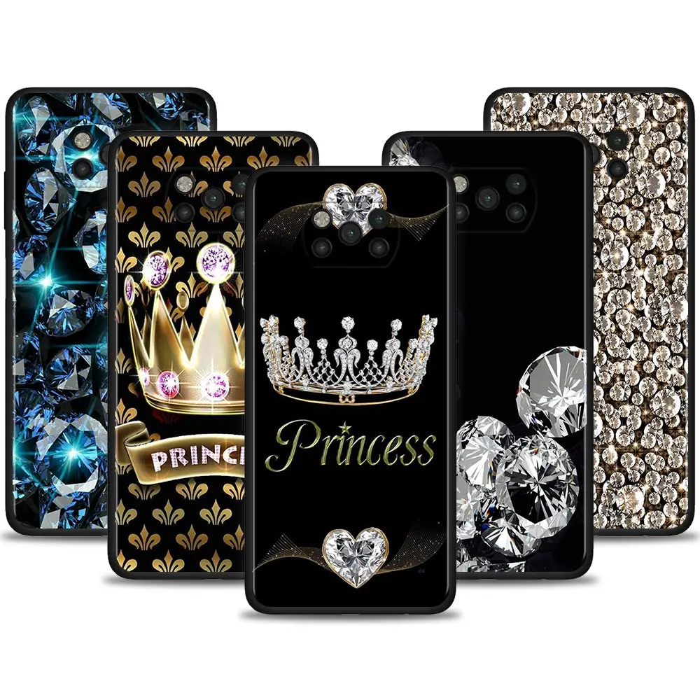 Diamond Crown Printing for Xiaomi Poco X3 Pro 5G F3 GT M3 M4 X4 Silicone funda Cover for X3 NFC Capa Shockproof Phone Case Shell
Diamond Crown Printing for Xiaomi Poco X3 Pro 5G F3 GT M3 M4 X4 Silicone funda Cover for X3 NFC Capa Shockproof Phone Case Shell