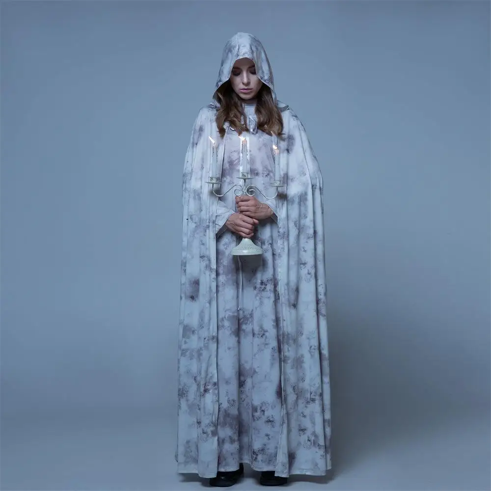 Halloween White Cape Long-Sleeved Dress Ghost Baby Ghost Bride Movie Cosplay Costume
Halloween White Cape Long-Sleeved Dress Ghost Baby Ghost Bride Movie Cosplay Costume