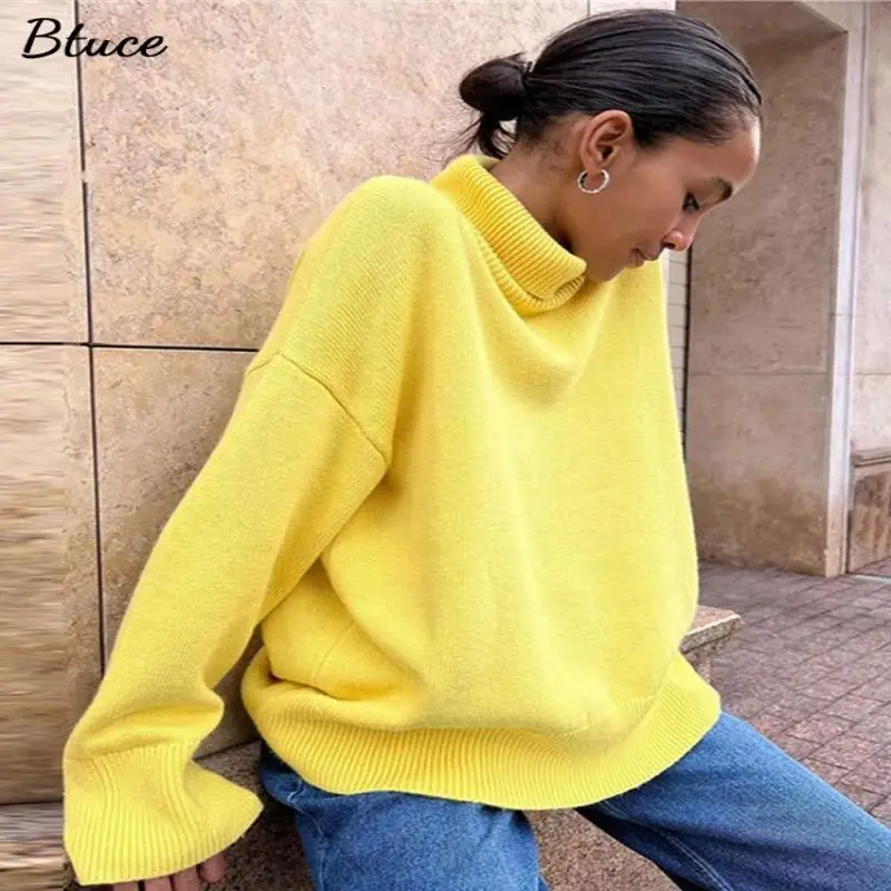 Turtleneck Knitted Pullovers Elegant Solid Pullover Jumper 2022 Autumn Winter Thicken Warm Ladies Cashmere Sweaters
Turtleneck Knitted Pullovers Elegant Solid Pullover Jumper 2022 Autumn Winter Thicken Warm Ladies Cashmere Sweaters