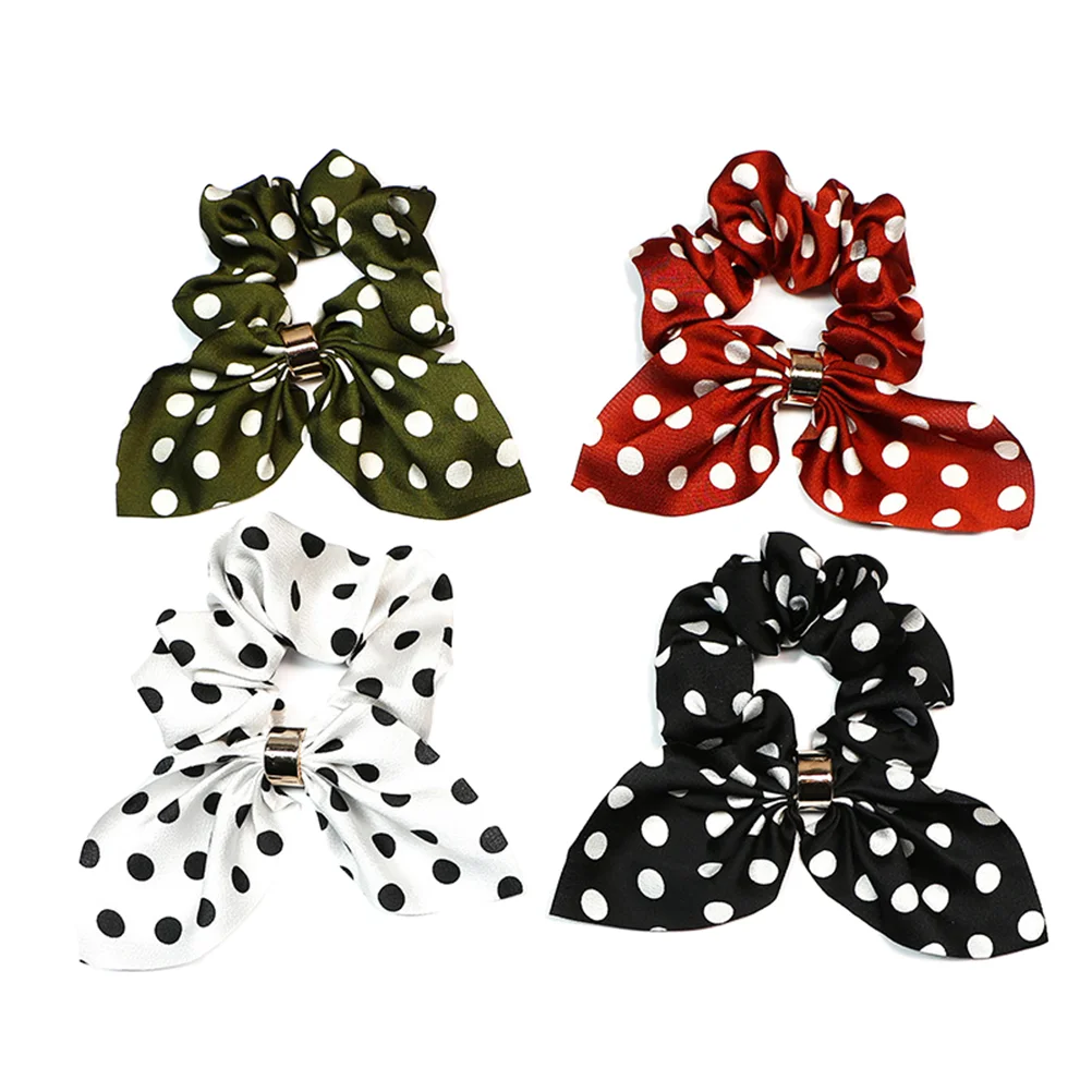 4 Pcs Girl Satin Hair Tie Accessory Girls Clockwork Bowknot Ponytail Holder Elastic Band Green Bunny
4 Pcs Girl Satin Hair Tie Accessory Girls Clockwork Bowknot Ponytail Holder Elastic Band Green Bunny