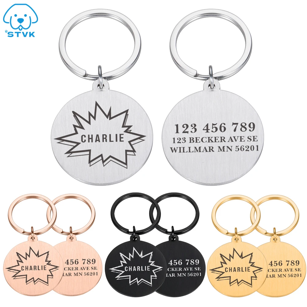 Бесплатная гравировка ID Pet Cat Tag ошейник для кошек индивидуальная идентификация для домашних животных ярлык из нержавеющей стали для котят о...
Бесплатная гравировка ID Pet Cat Tag ошейник для кошек индивидуальная идентификация для домашних животных ярлык из нержавеющей стали для котят о...