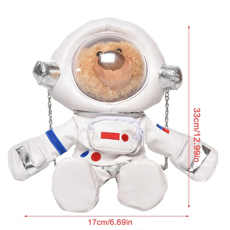Astronaut Animal Shoulder Bag Space Teddies Bear Cross Body Bag Cartoon Bag Pu Plush Crossbody Bag for Girls Kids Women T8NB
Astronaut Animal Shoulder Bag Space Teddies Bear Cross Body Bag Cartoon Bag Pu Plush Crossbody Bag for Girls Kids Women T8NB